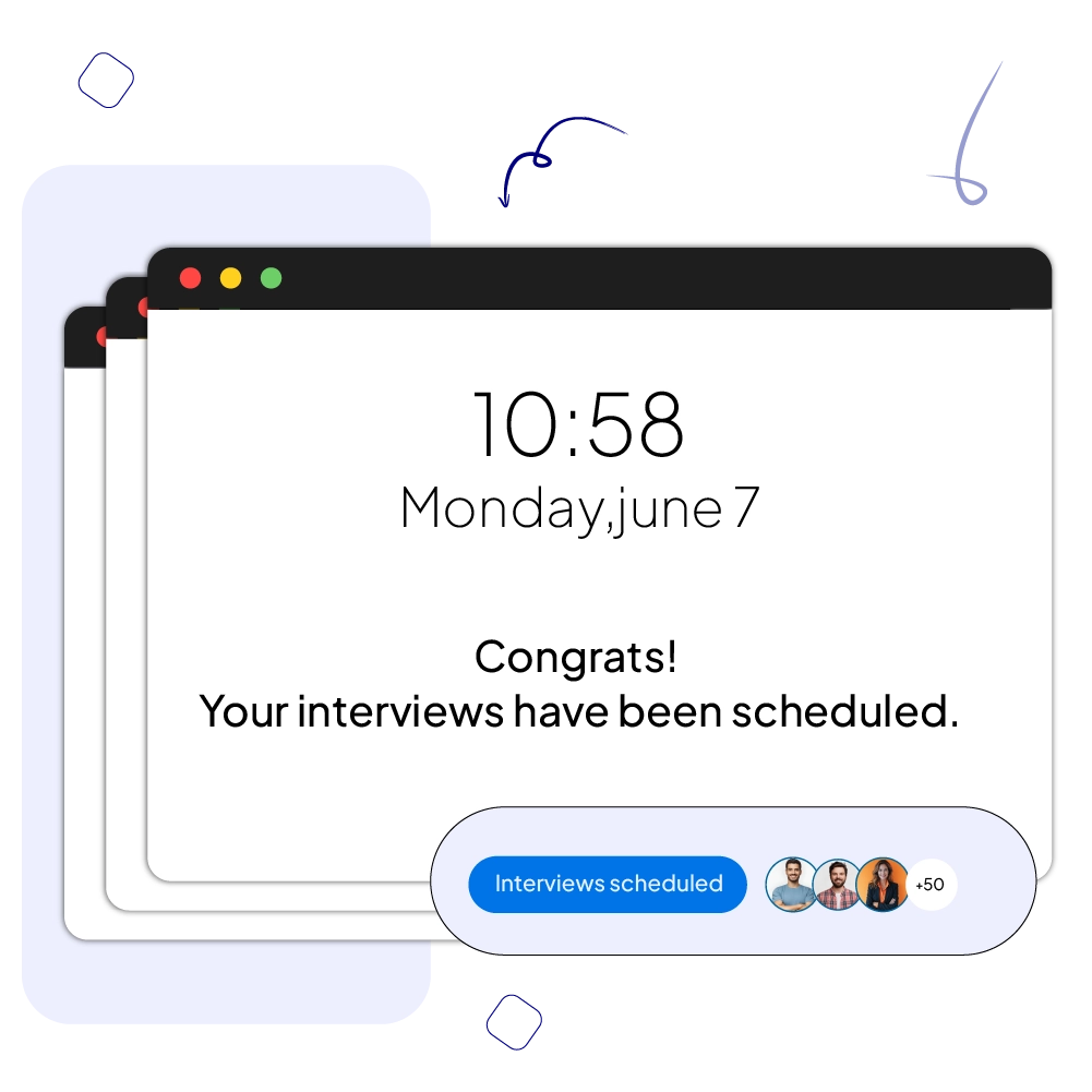 AI-powered screening agent illustration
