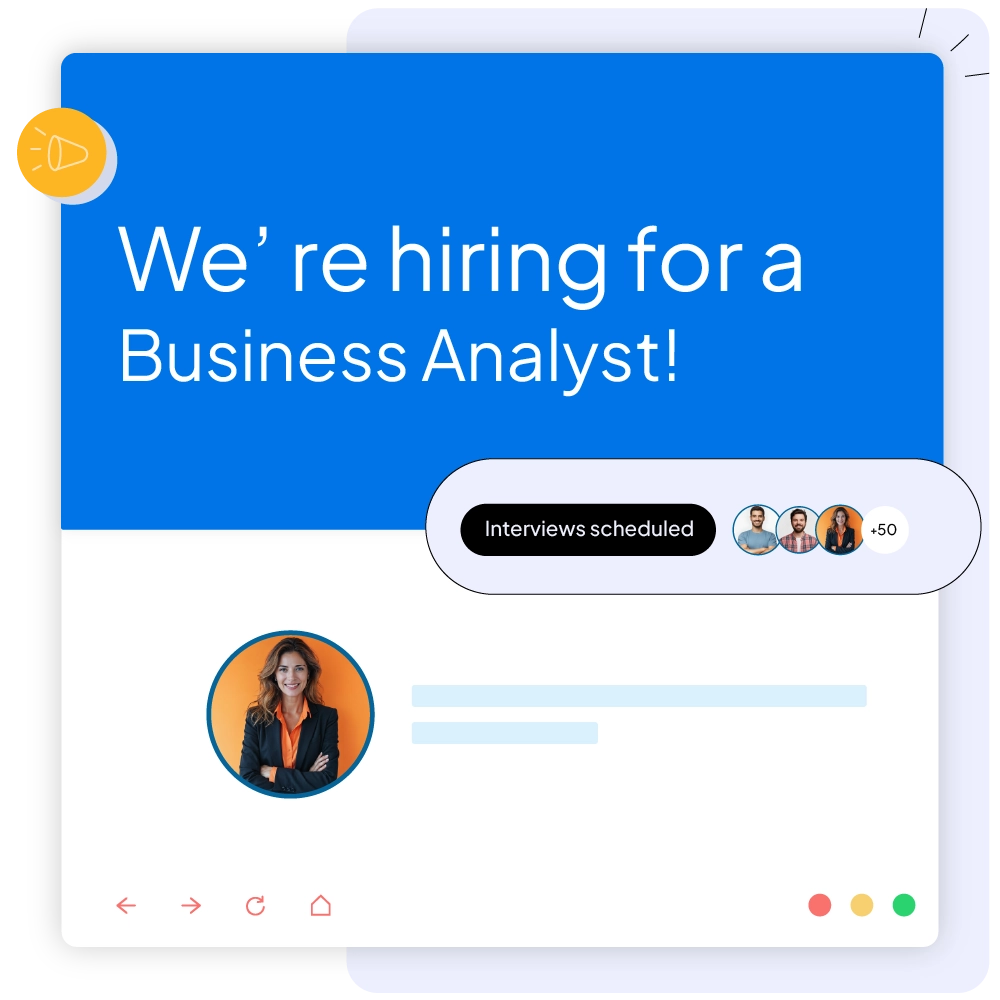 Job order management feature graphic