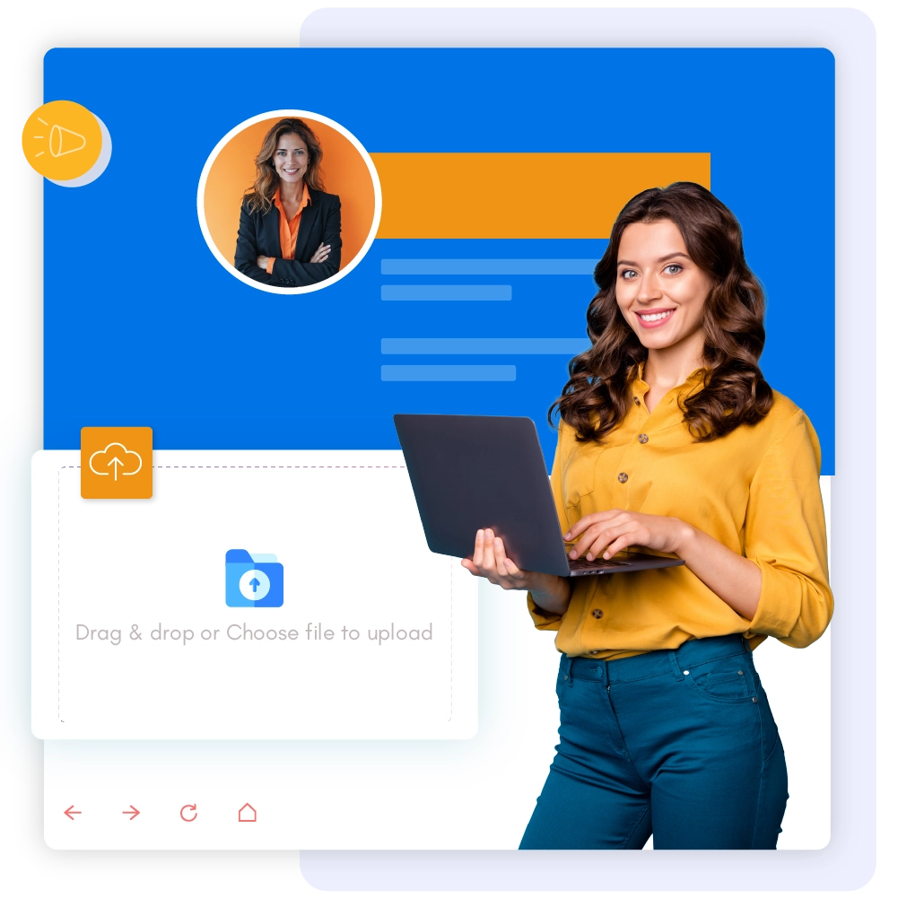 Resume parsing and AI profile matching visual