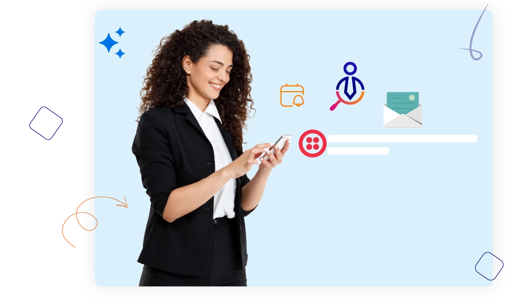 Communication tools integration graphic