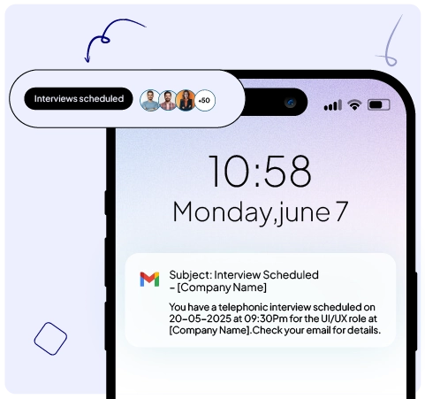 AI interviewer feature illustration