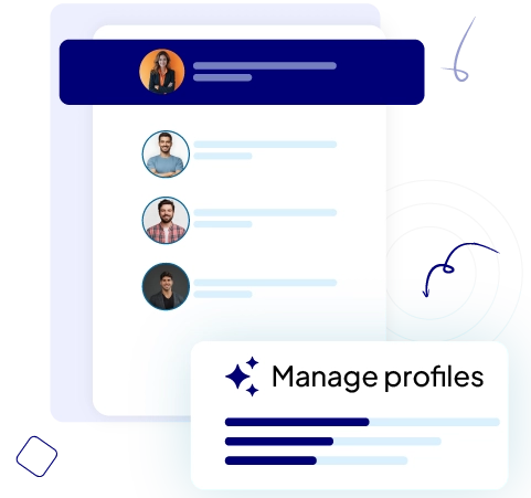 Candidate management software dashboard