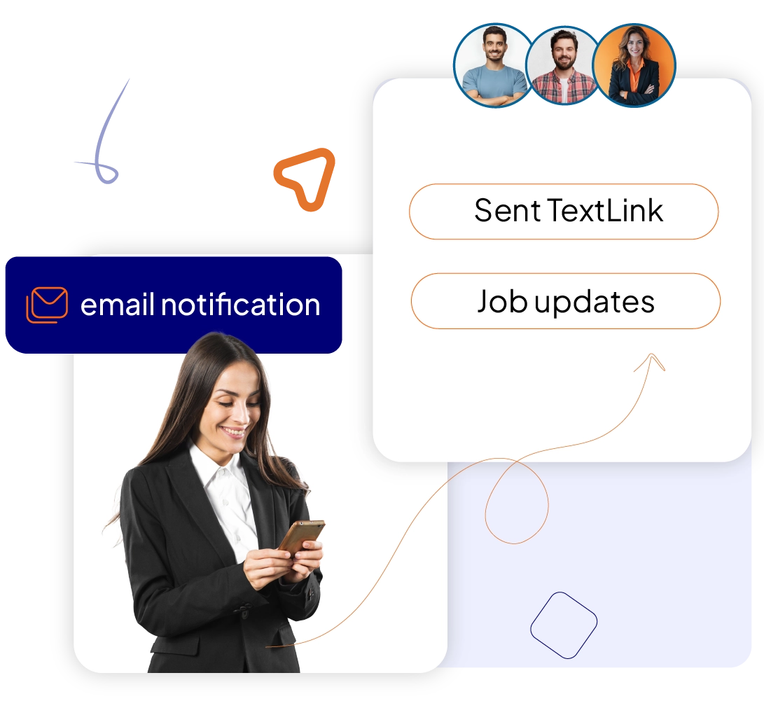 Real-time candidate engagement illustration