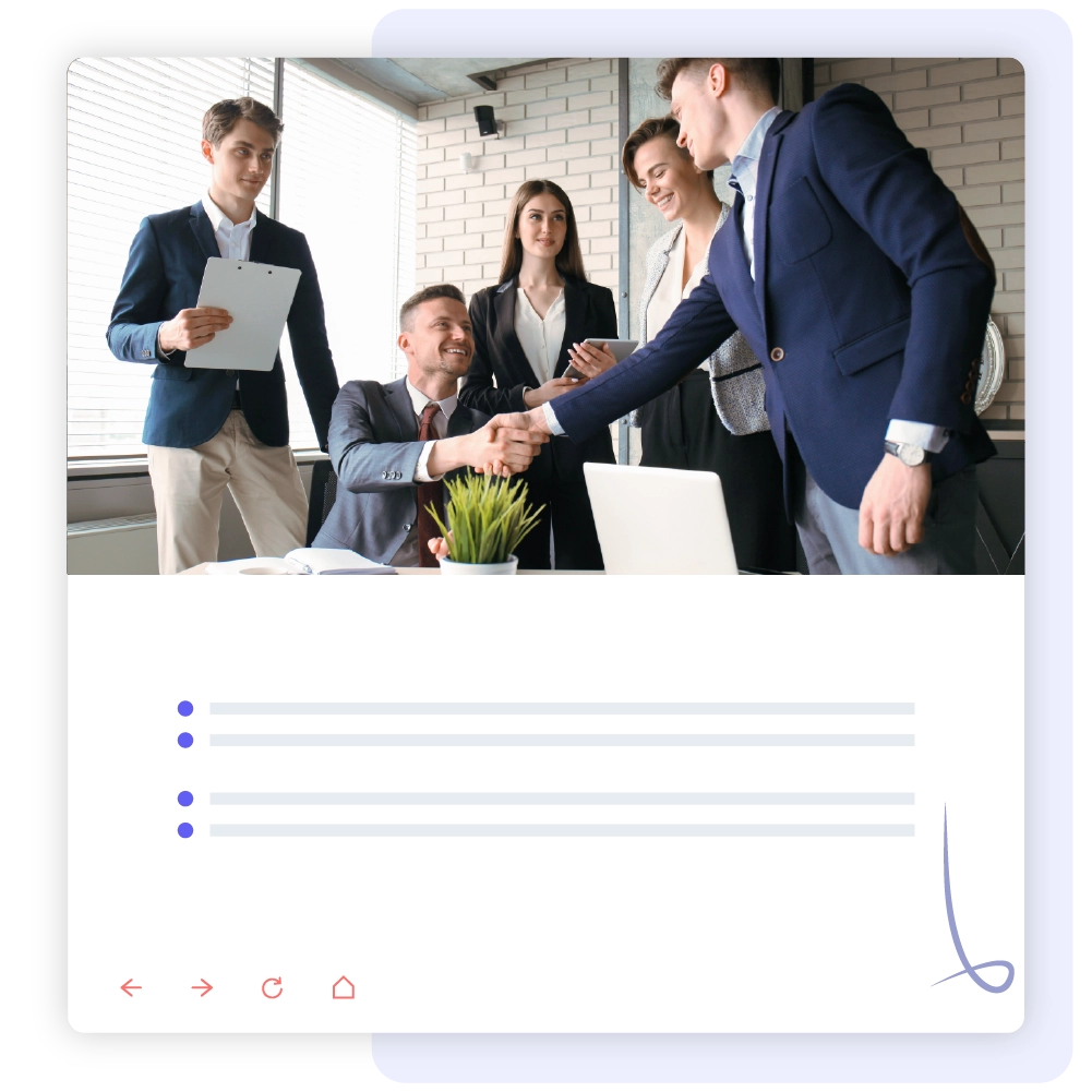 Agency-led client hiring use case graphic