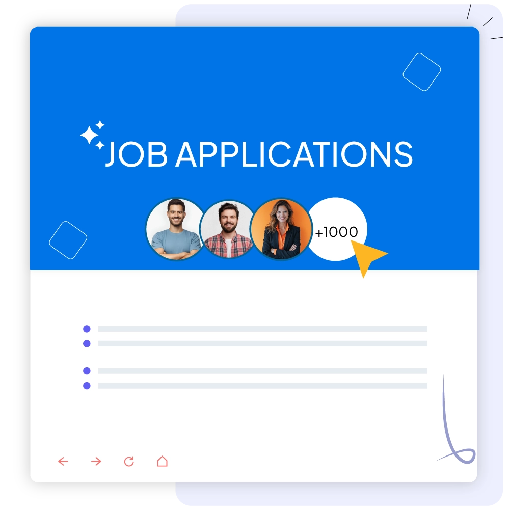 High-volume hiring use case illustration